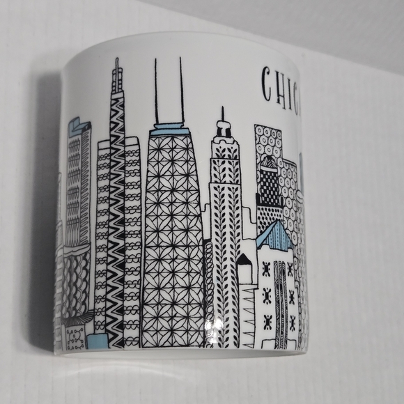 Chicago Oversized Mug Chicago Mug Ceramic Coffee Cup Souvenir Windy City - Picture 3 of 13